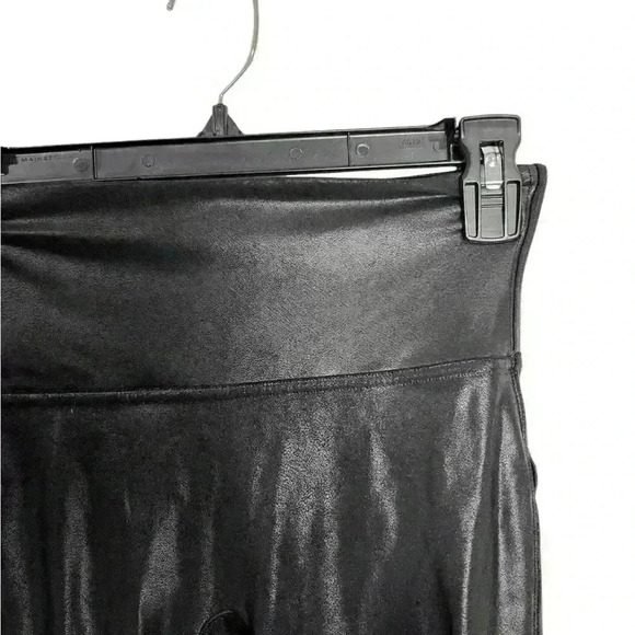 Spanx Faux Leather Leggings Black Size Small - Picture 5 of 11